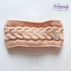 Zimowa opaska na głowę z warkoczowym splotem | Elegancka i praktyczna opaska damska