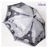 Funkcjonalna parasolka damska automatyczna z motywem paryża