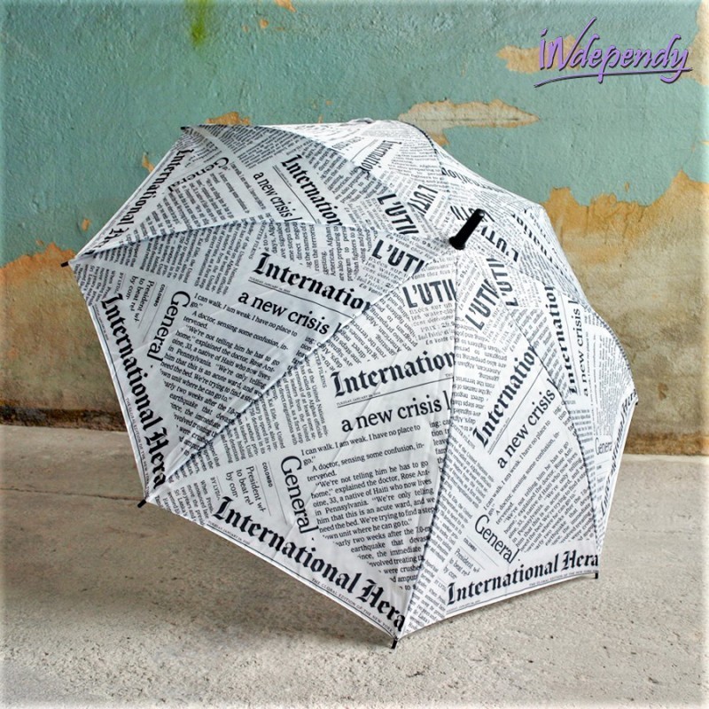 Parasol damski z motywem gazety – pomysł na prezent