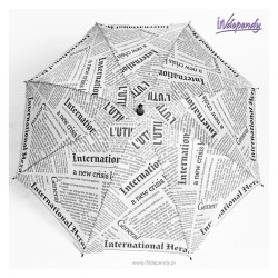 Parasol damski z motywem gazety – pomysł na prezent