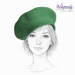 Klasyczny beret damski wełniany – styl i wygoda