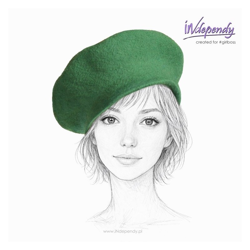 Klasyczny beret damski wełniany – styl i wygoda