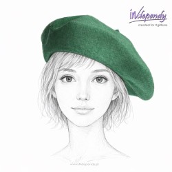 Klasyczny beret damski wełniany – styl i wygoda