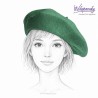 Klasyczny beret damski wełniany – styl i wygoda