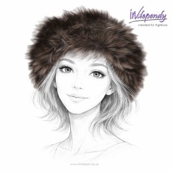 Toczek damski z imitacji króliczego futra – modny dodatek