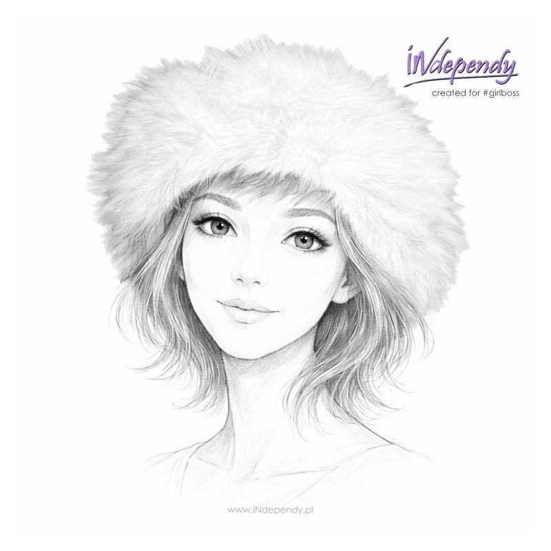 Toczek damski z imitacji króliczego futra – modny dodatek