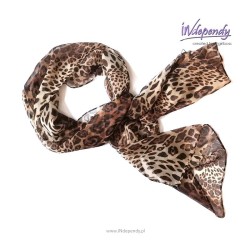 Szal damski panterka – cienki, na wiosnę i jesień