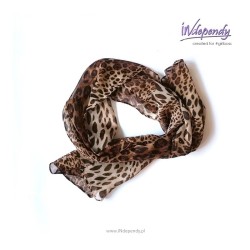 Szal damski panterka – cienki, na wiosnę i jesień