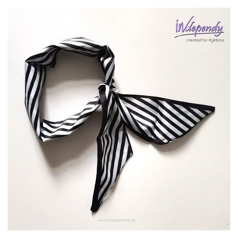 Wąska gawroszka do koszuli – klasyczne paski