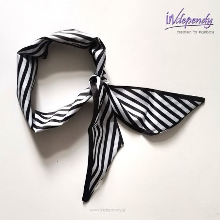 Wąska gawroszka do koszuli – klasyczne paski