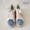 Wielokolorowe sneakersy damskie | Kolorowe buty z gumowym noskiem